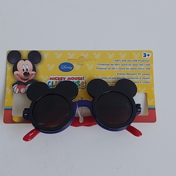 MICKEY MOUSE DISNEY Boys Kids Red 100/% UV Shatter Resistant Sunglasses NWT $12